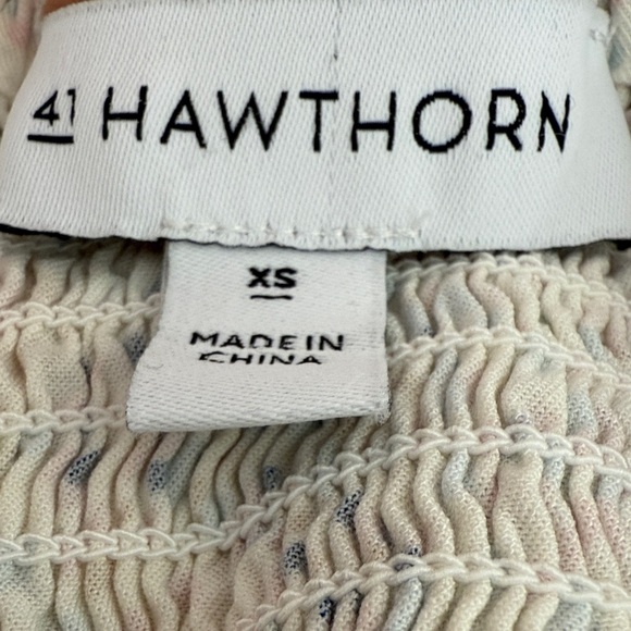 41 Hawthorn Blue and White Patterned Maxi Dress - Picture 7 of 7